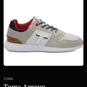 TOMS Men’s Arroyo Suede Trainer in Light Gray